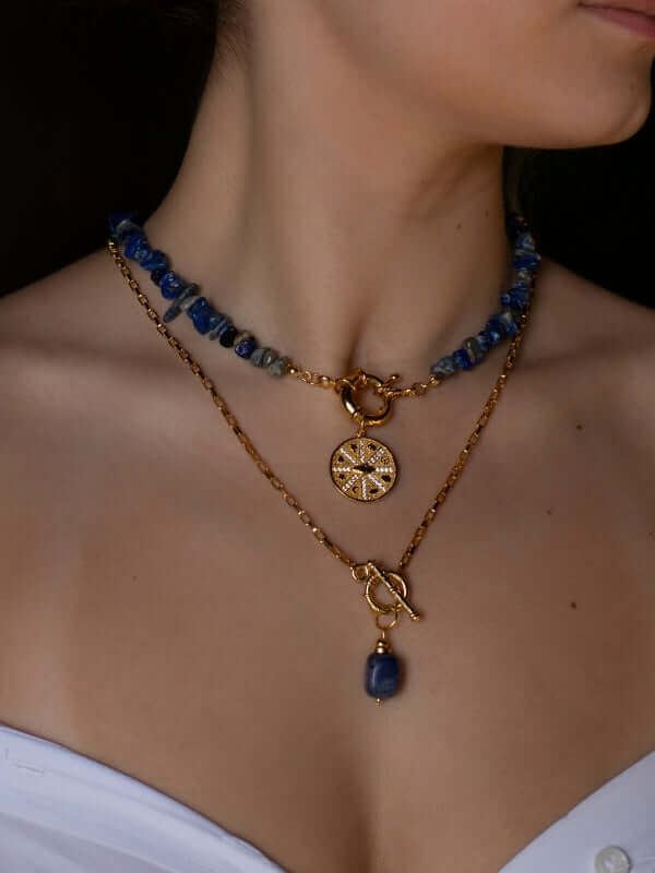 Lapis Chain Necklaces