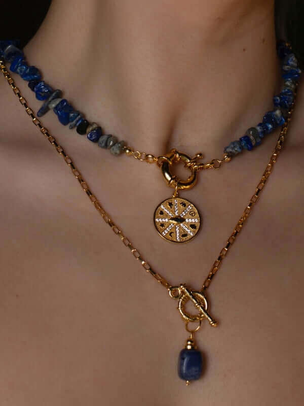 Lapis Chain Necklaces