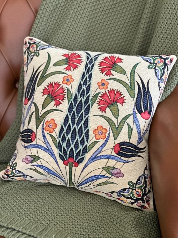 Anatolian Garden Gobelin Cushion – 41x41 cm