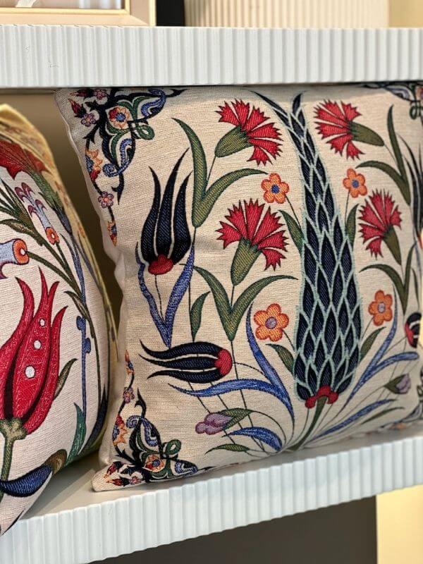 Anatolian Garden Gobelin Cushion – 41 × 41 cm