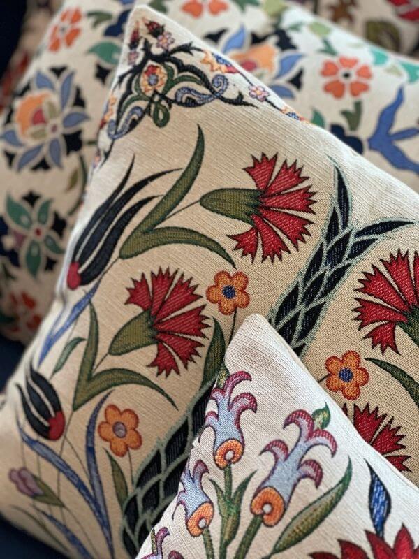 Anatolian Garden Gobelin Cushion – 41 × 41 cm