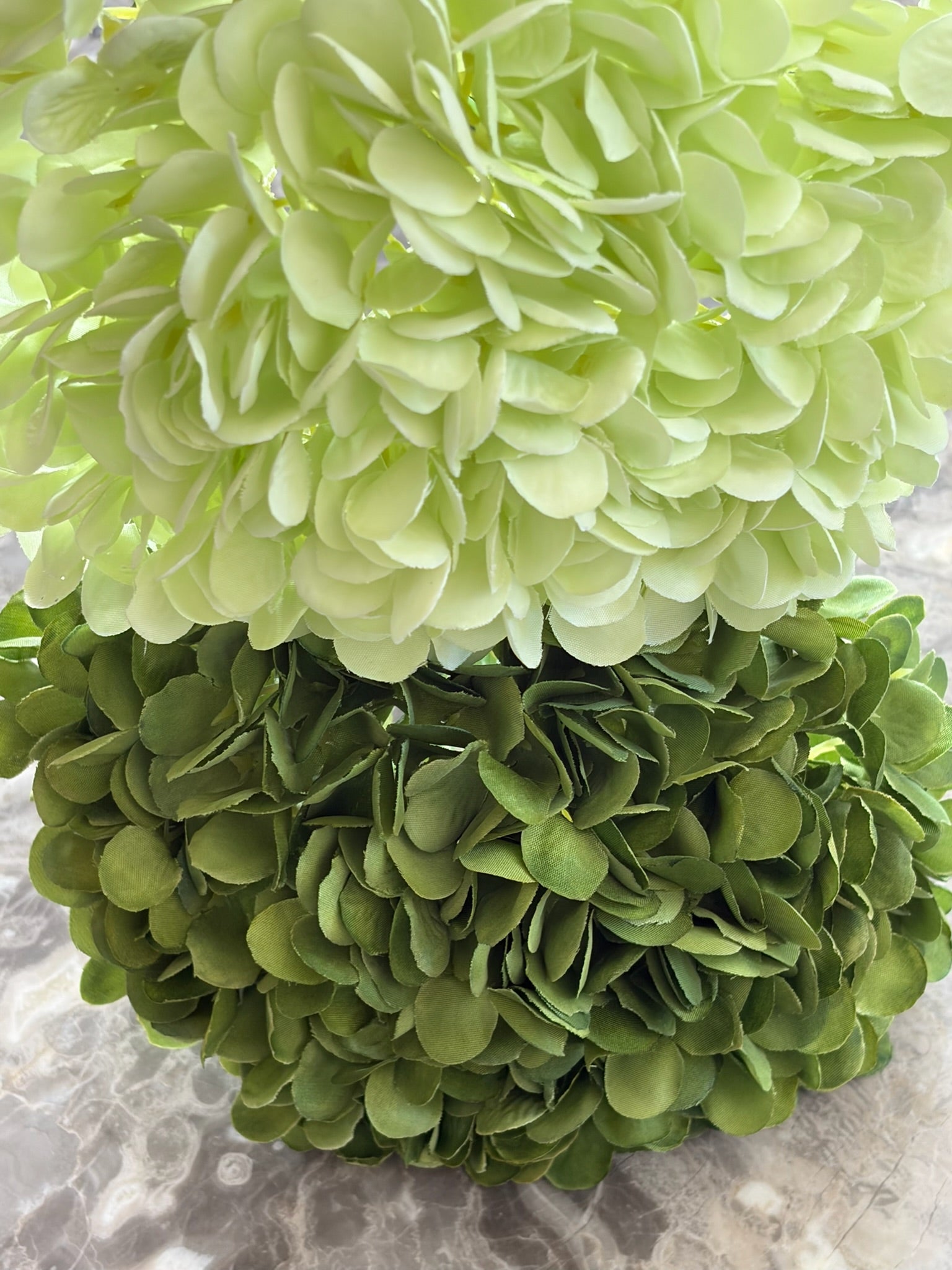 Artificial Hydrangea Stem, Green