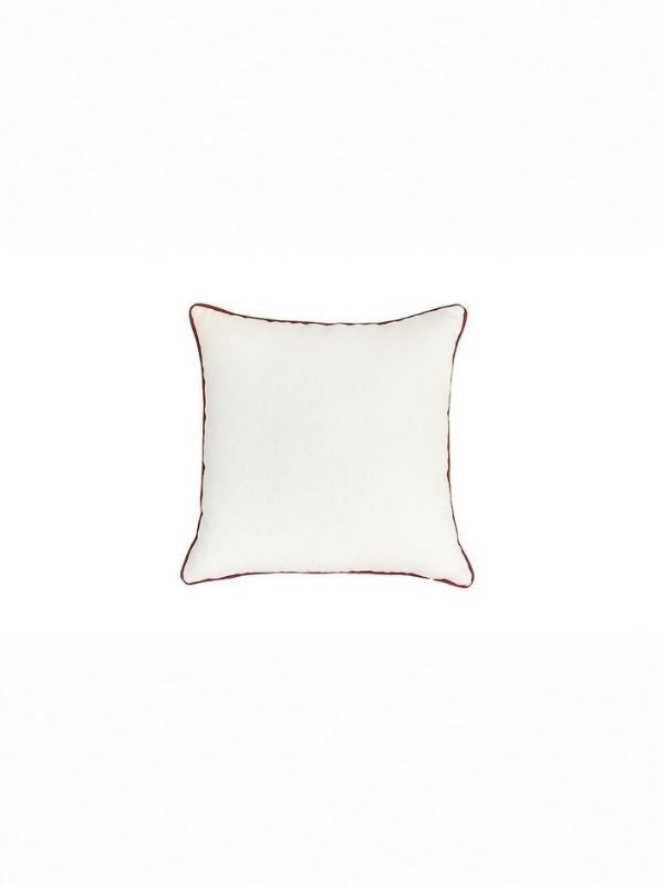 Coral Embroidered Cushion Cover | 45×45 cm