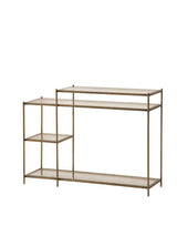 DANNY BRASS CONSOLE TABLE