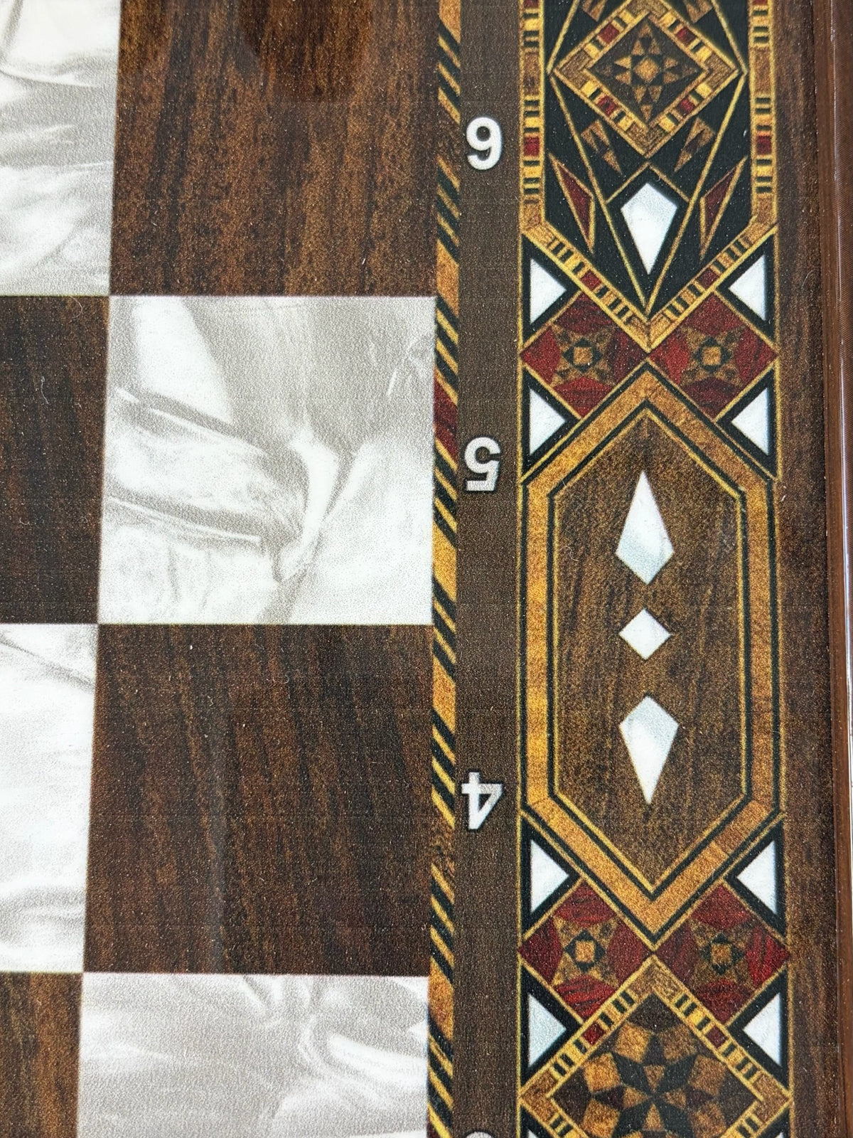 Classic Inlay Wooden Chess Set