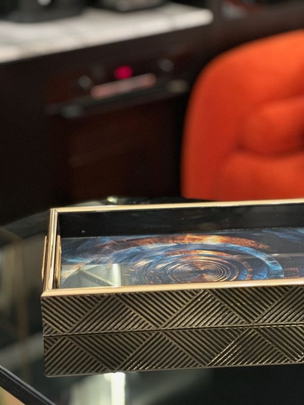 Decorative Abstract Serving Tray