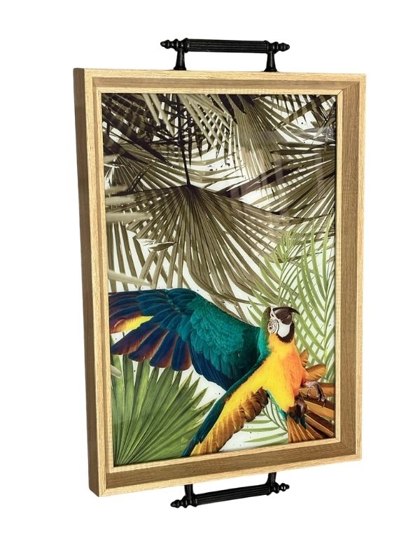 Decorative Glass Serving & Presentation Tray