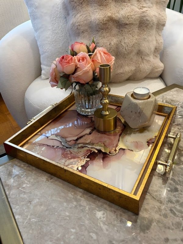 Decorative Glass Tray