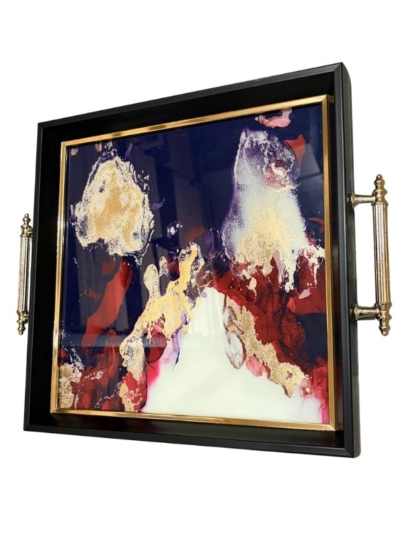 Decorative Glass Tray