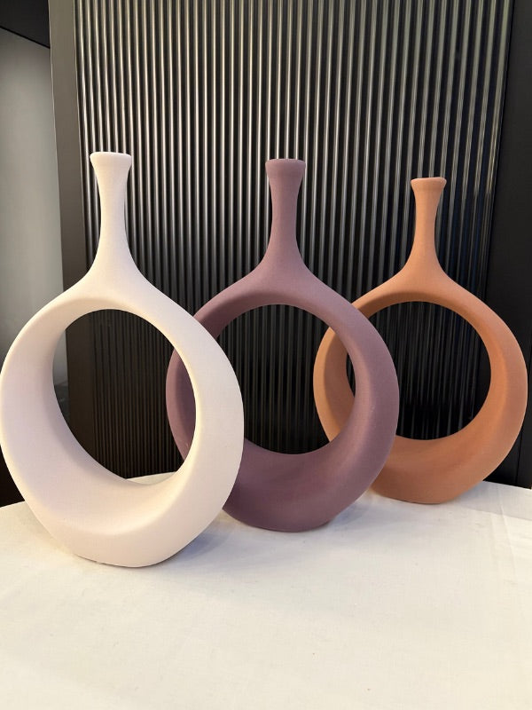 Decorative Hitit Stone Texture Vase