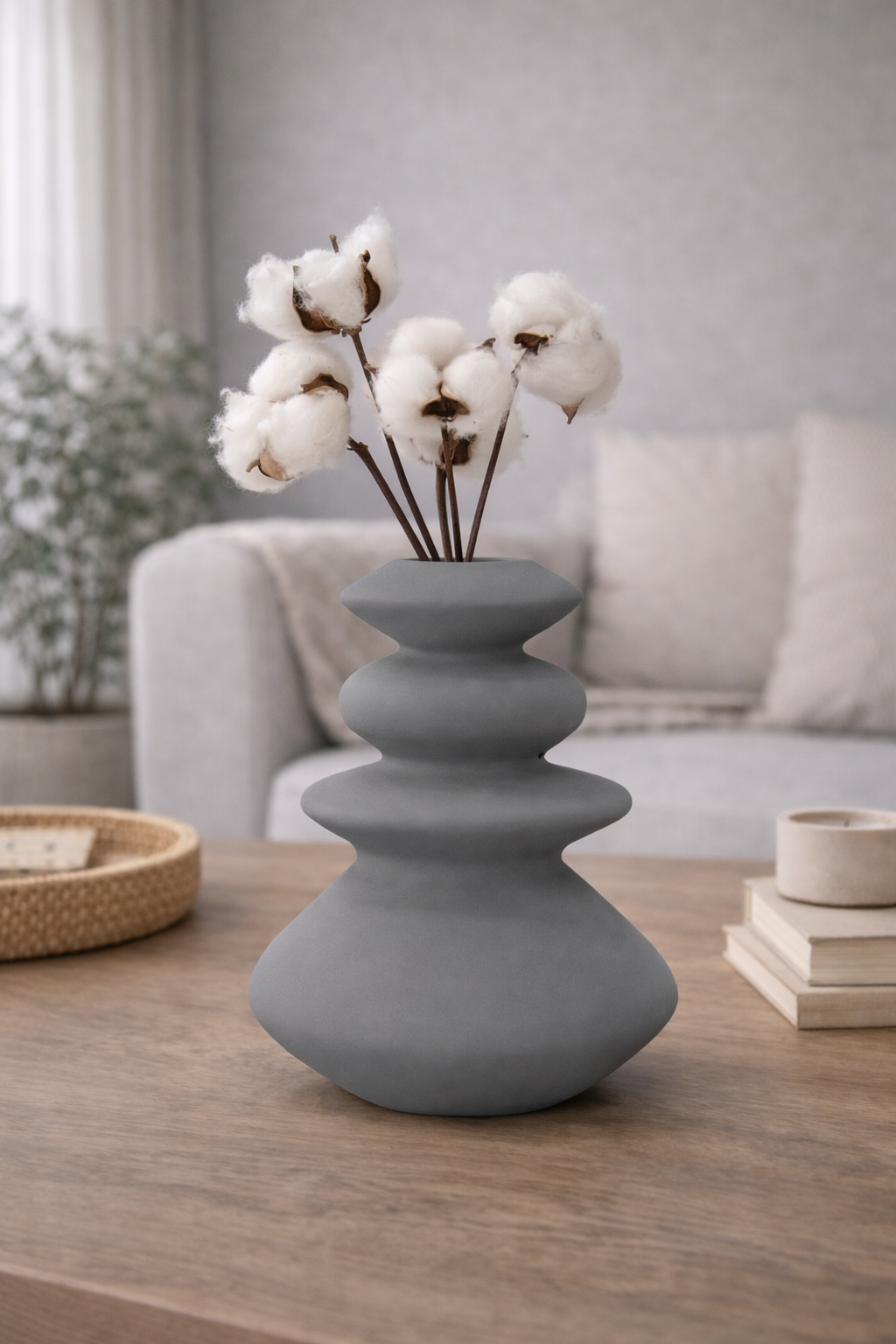 Decorative Karya Stone Texture Vase