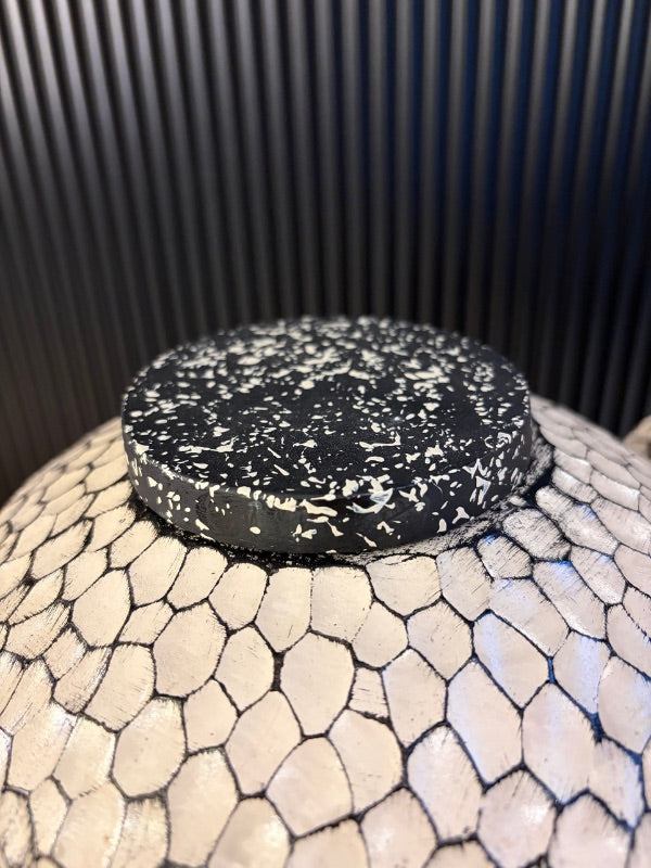 Decorative Stone Texture Ceramic Vase | Small & Big