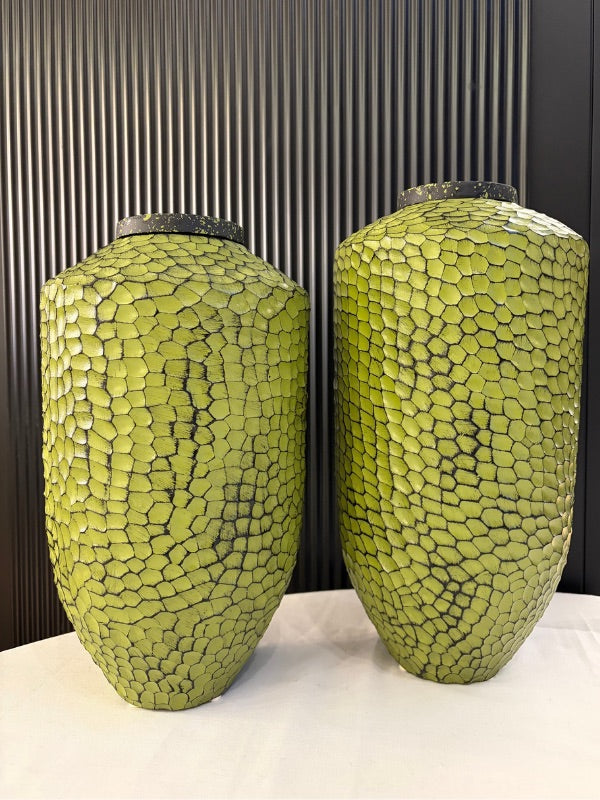 Decorative Stone Texture Ceramic Vase | Small & Big