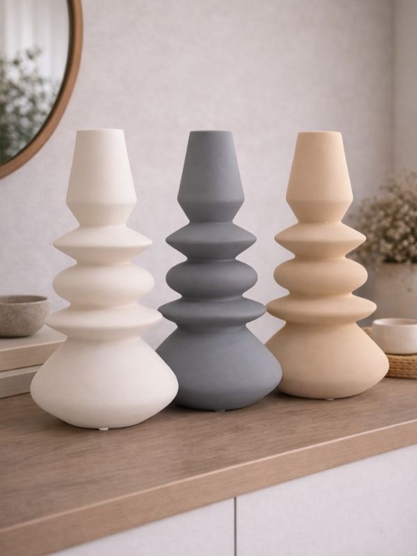 Handcrafted Ceramic Sculptural Vase