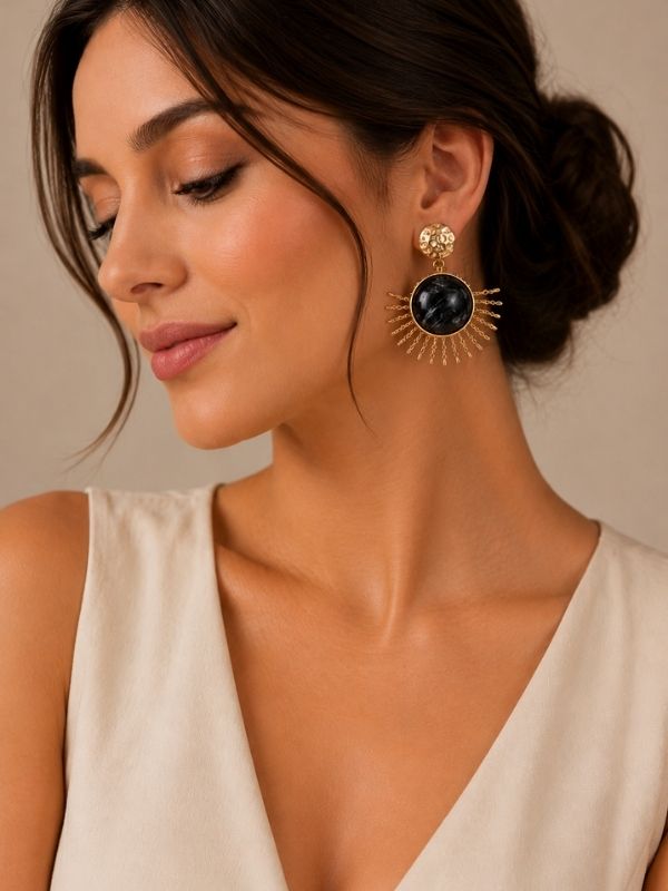 Lunara Burst Earrings