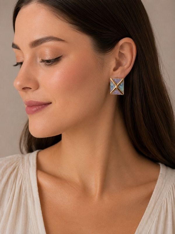 Lunéra Geometric Earrings