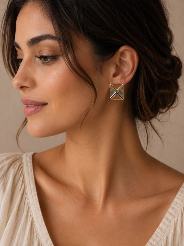 Lunéra Geometric Earrings
