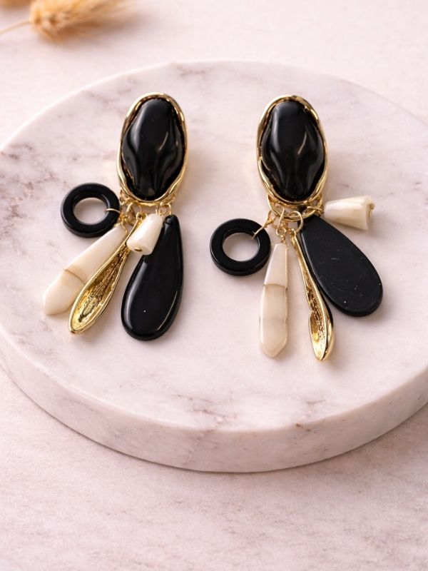 Noir Mosaic Earrings
