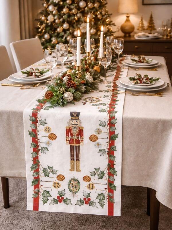 Nutcracker Christmas Shape Runner – 135 x 39 cm