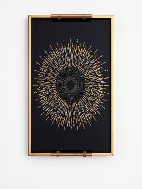 Serving & Presentation Tray - Black & Gold