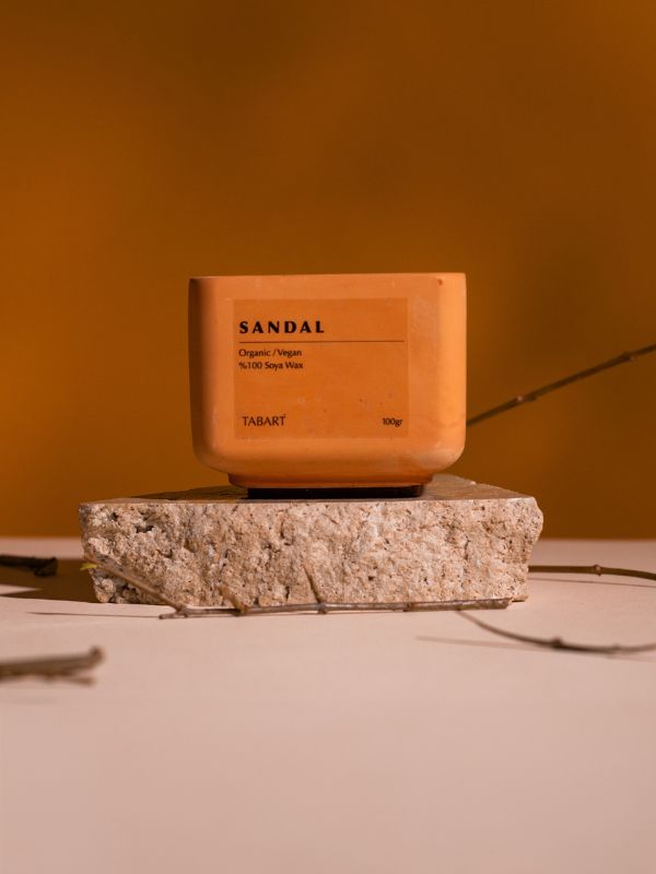 Organic Soy Wax Concrete Candle – Eco-Chic Fragrance Accent