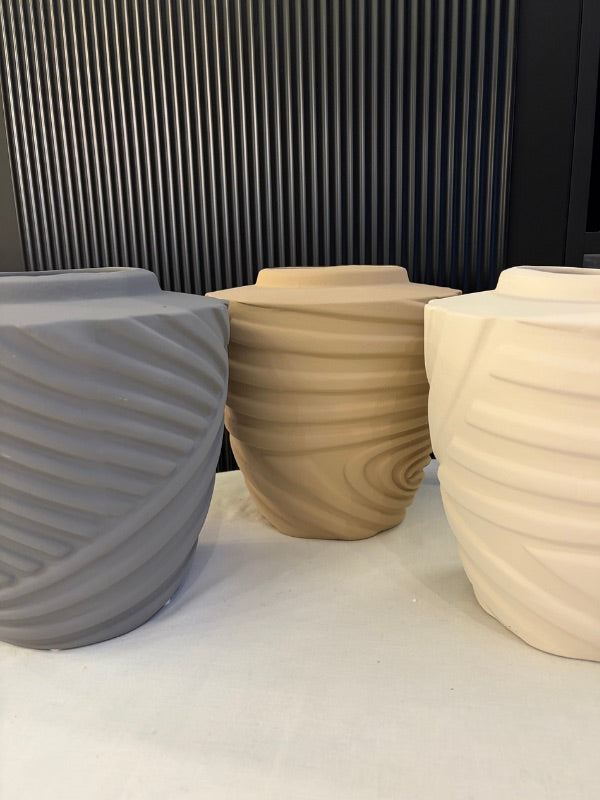 Textured Ceramic Decorative Vase