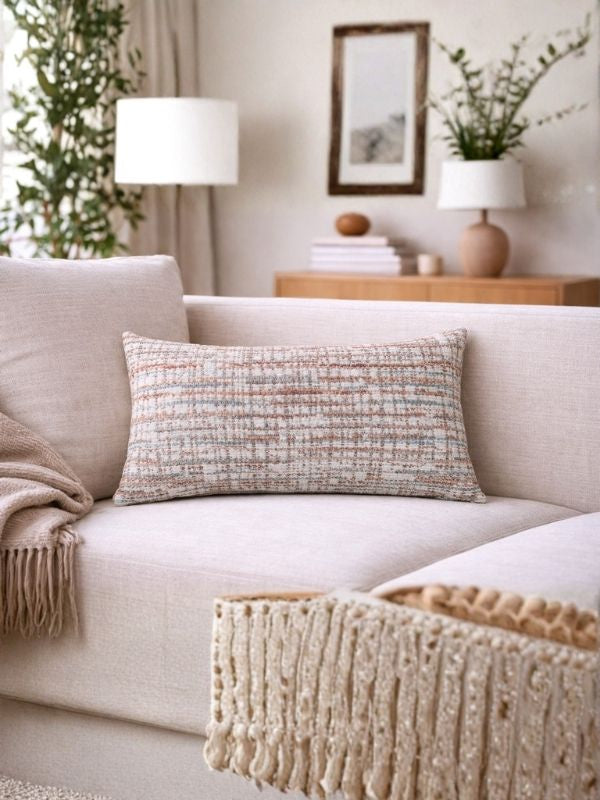 Textured Lumbar Cushion | 30×65 cm