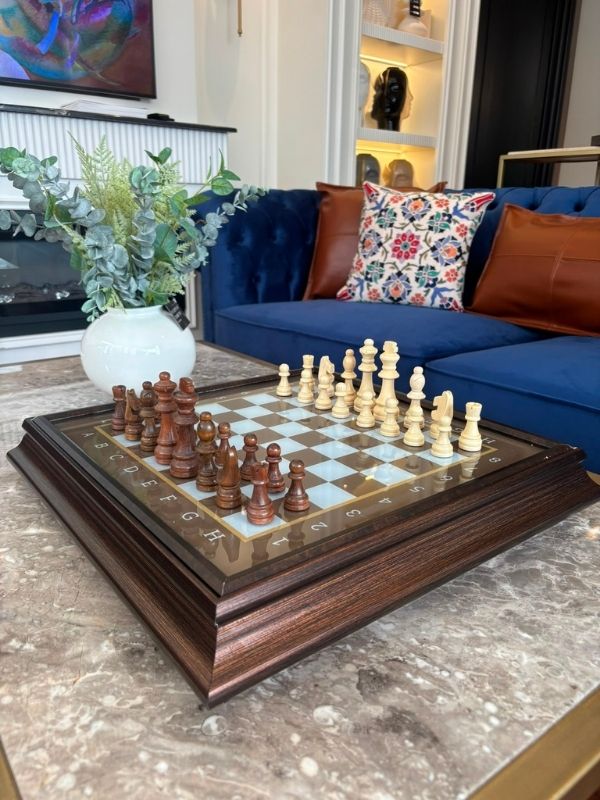 Timeless Elegance Wooden Chess Set