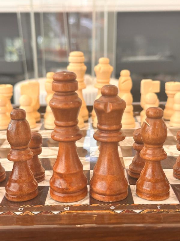 VIP Walnut Chess Set – Large Luxurious Collector’s Edition
