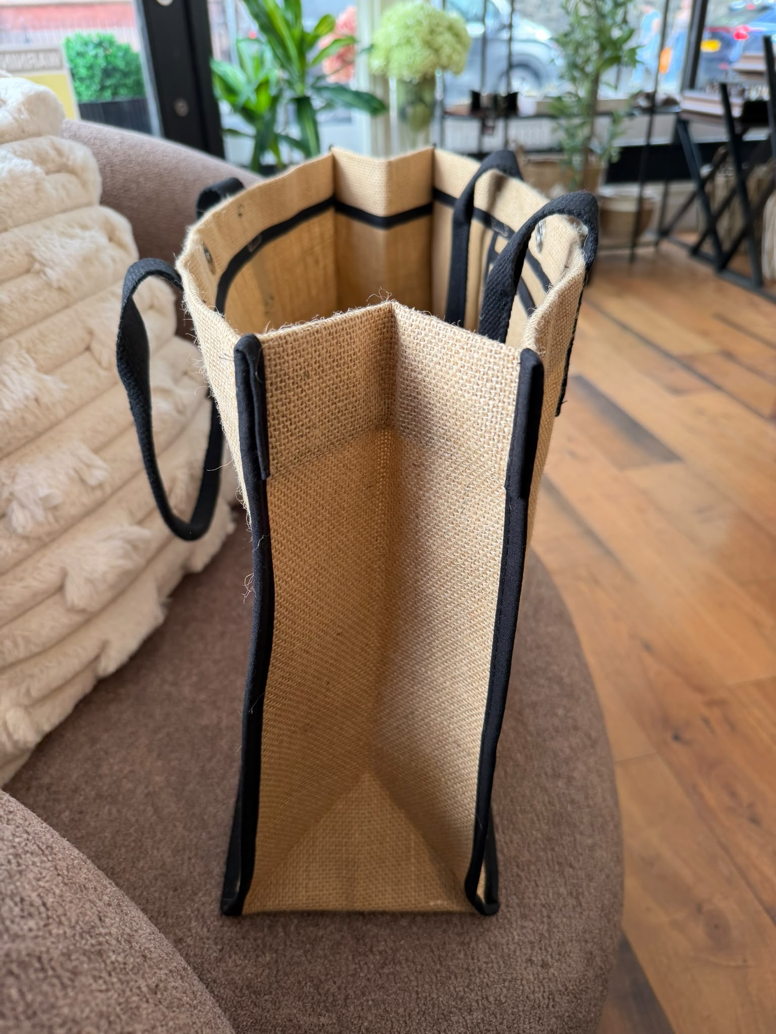 Deco Moore Natural Jute Shopper Bag