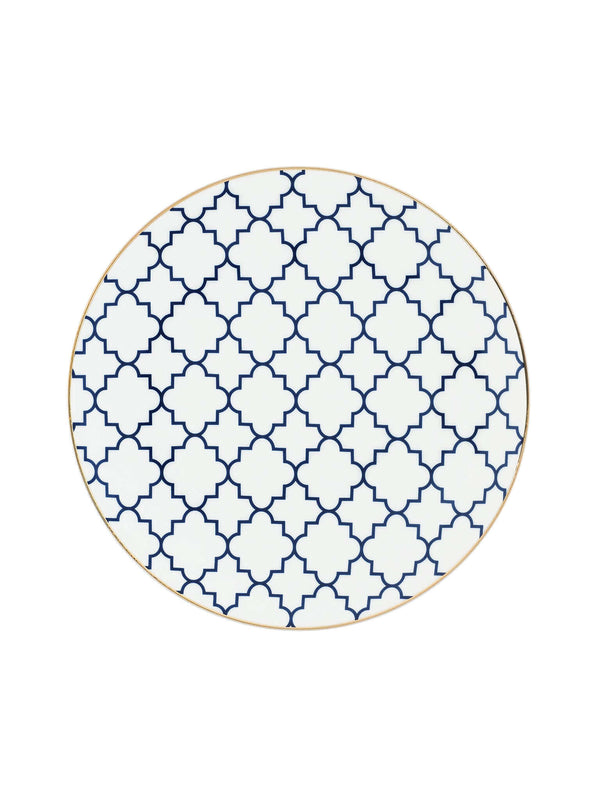 Blue White Esme Dinner Plate