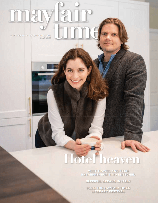 Mayfair Times UK June 2023 featuring Sia Moore luxury interior design