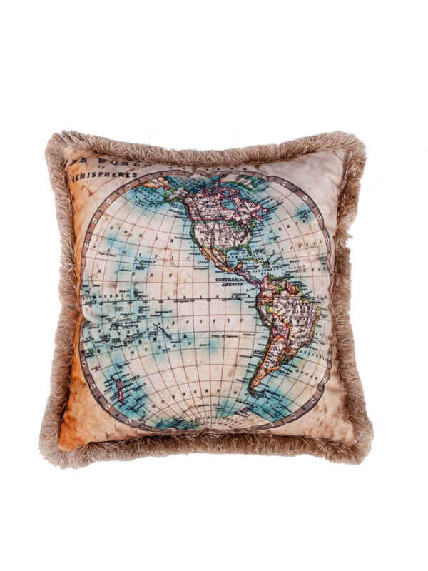 WORLD VELVET CUSHION