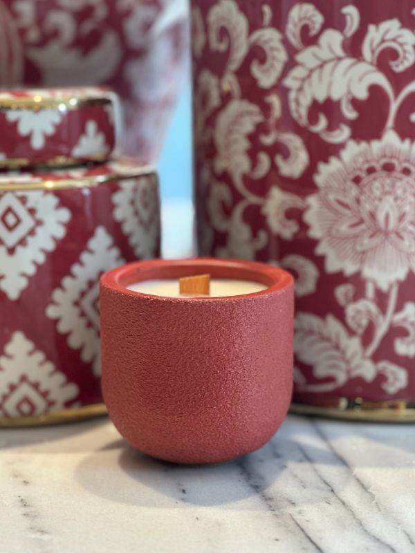 Organic Soy Wax Concrete Candle – Eco-Chic Fragrance Accent