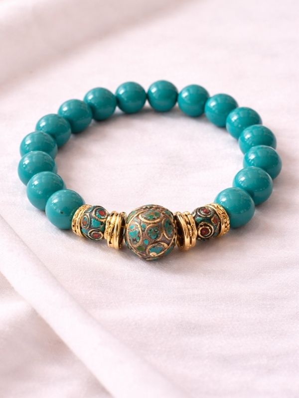 Azure Mosaic Bracelet