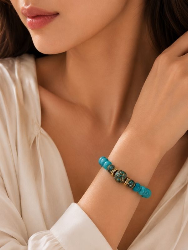 Azure Mosaic Bracelet
