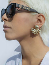 Xmas Gold Earrings