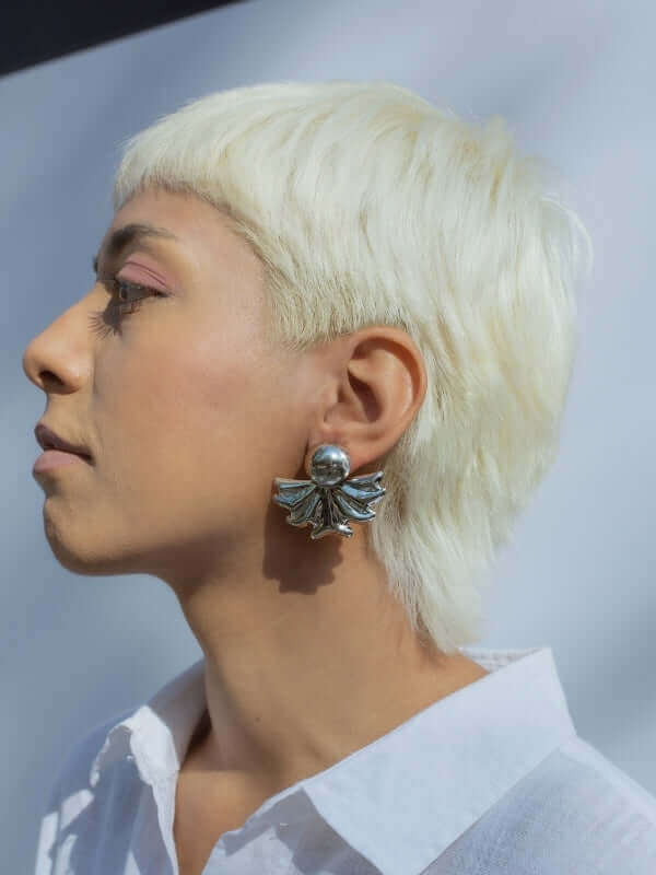 Xmas Silver Earrings