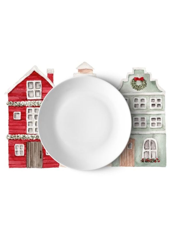 Christmas Village Placemat – Special Cut