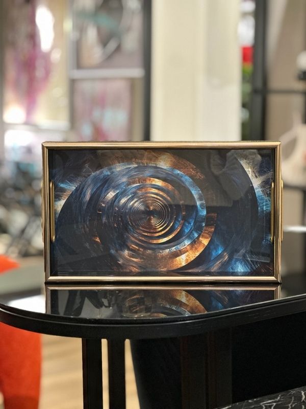Decorative Abstract Serving Tray