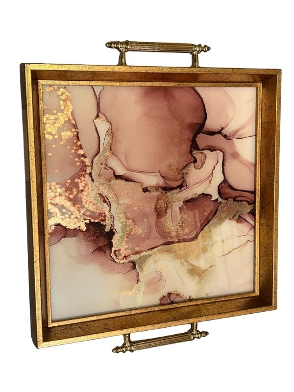 Decorative Glass Tray