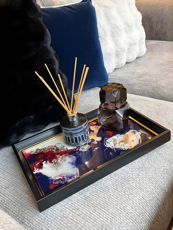 Decorative Glass Tray