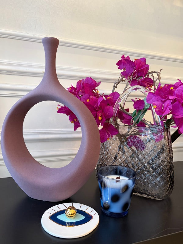 Decorative Hitit Stone Texture Vase