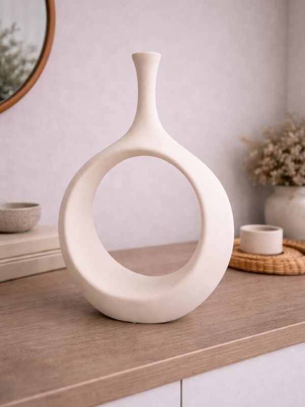 Decorative Hitit Stone Texture Vase