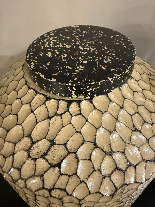 Decorative Stone Texture Ceramic Vase | Small & Big