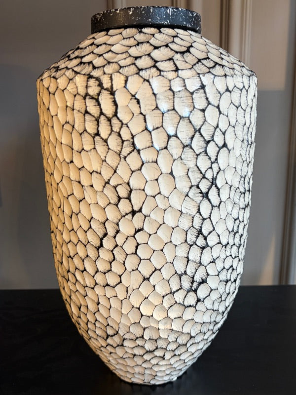 Decorative Stone Texture Ceramic Vase | Small & Big