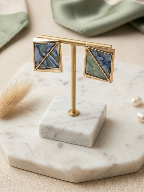 Elaria Square Earrings