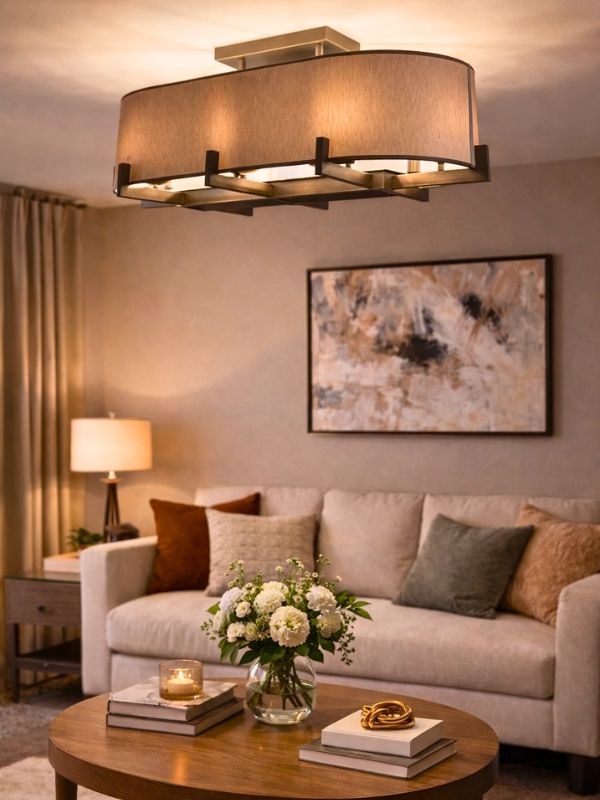 Giselle Modern Fabric Chandelier