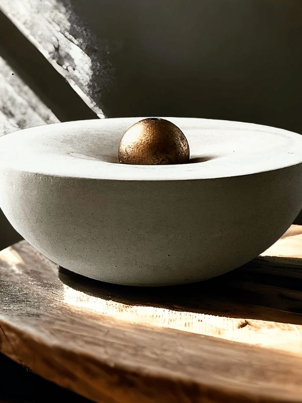HOLE’ Concrete Smokehouse – Contemporary Incense Holder
