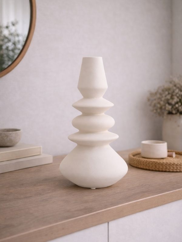 Handcrafted Ceramic Sculptural Vase